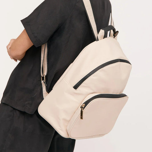 Black and Cream Back Pack, perfect for Traveling