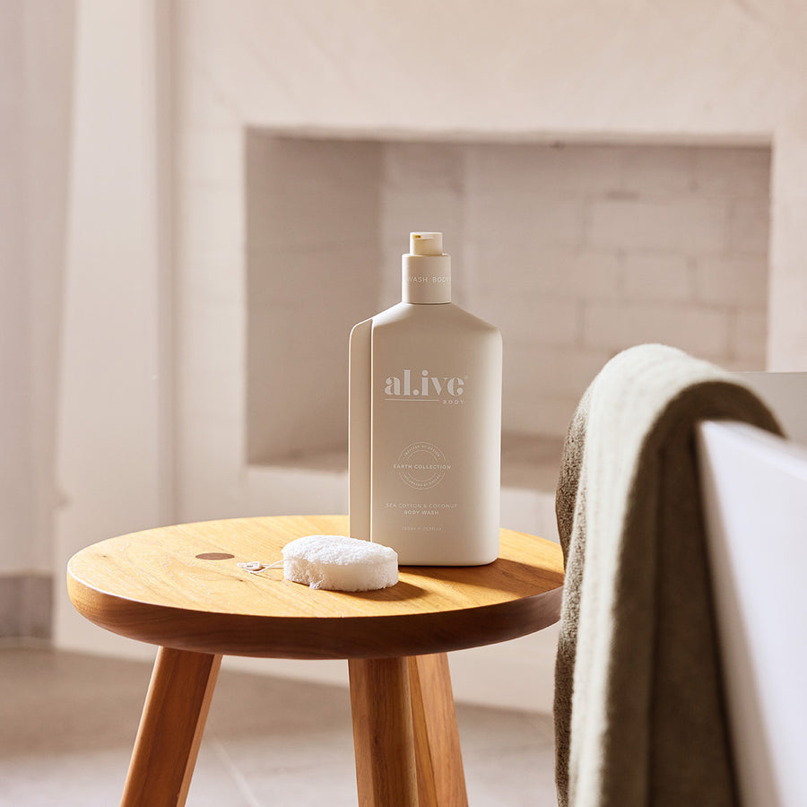 al.ive - The Retreat Shower Gift Set - Sea Cotton and Coconut