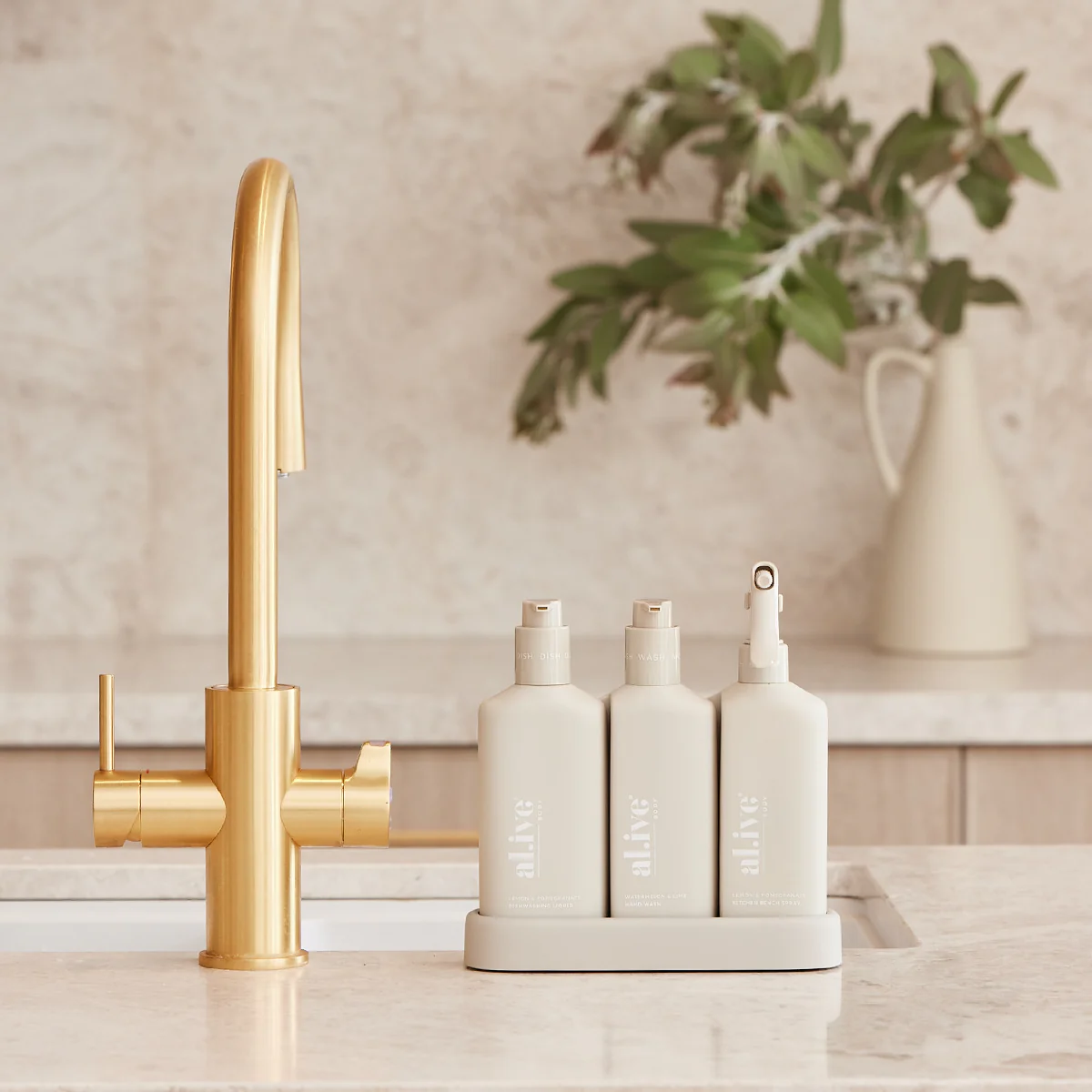 al.ive Lemon and Pomegranate Kitchen Trio