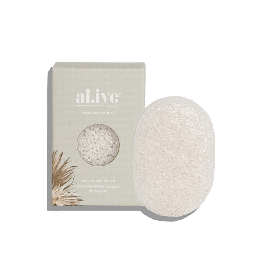 al.ive - Made from natural Konjac Root, this simple little sponge will elevate your cleansing experience.