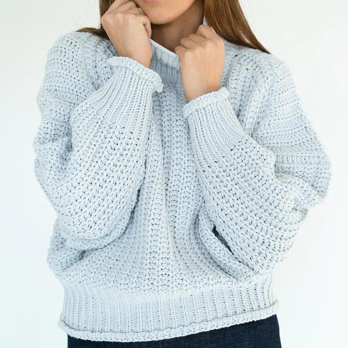 Willow Jumper in Ice Blue by Humidity