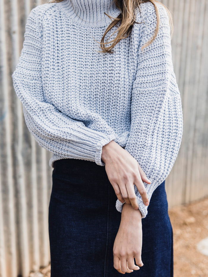 Willow Jumper in Ice Blue by Humidity