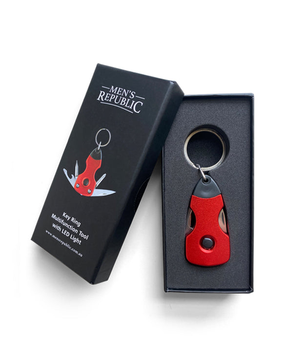 Men's Keyring Multifunction Tool with LED Light