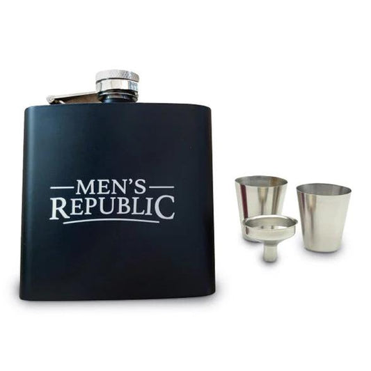 Men's Hip Flask , Funnel and Two Shot Cups