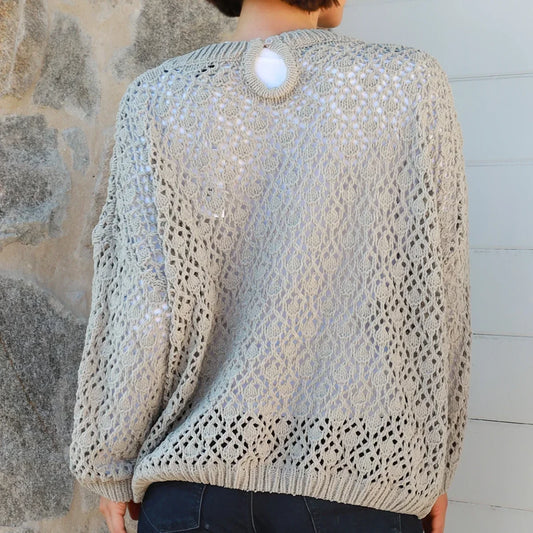 Grey Light Weight Jumper - Size S/M - M/L