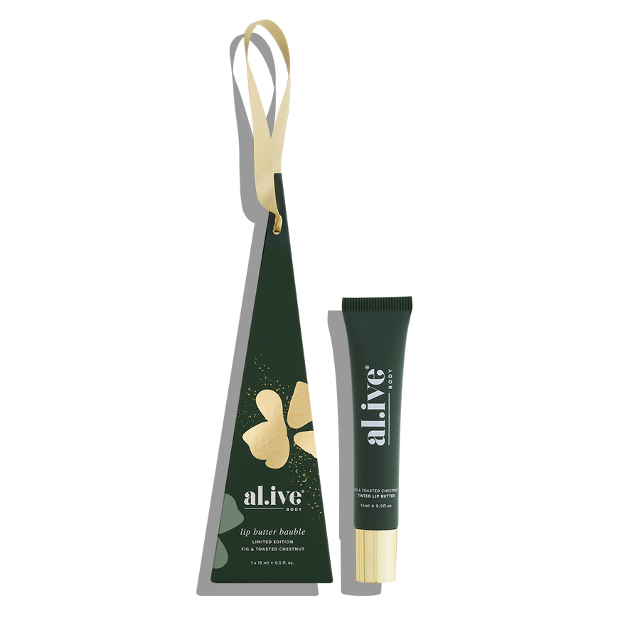 al.ive Lip Butter Bauble - Fig & Toasted Chestnut