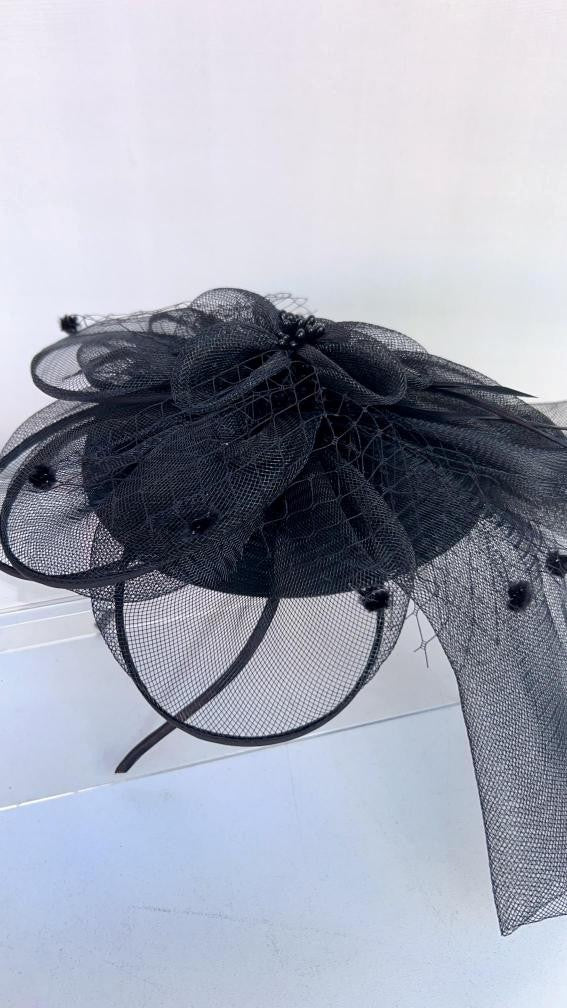 Classic Black Fascinator