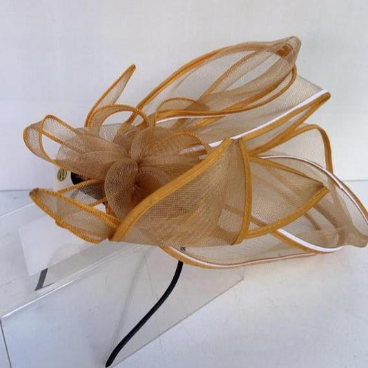 Gold Fascinator