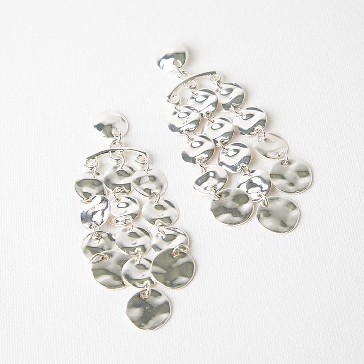 Statement Earrings - Gold and Silver - sammi