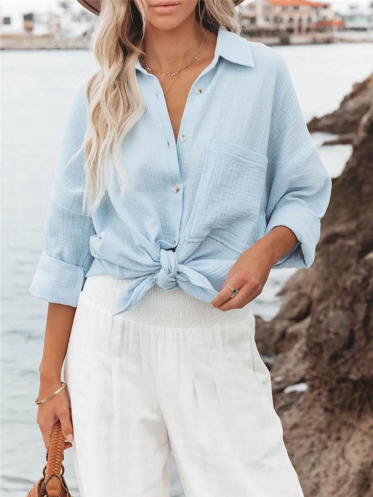 The Evermore Shirt by Eyes on Floyd in Light Blue