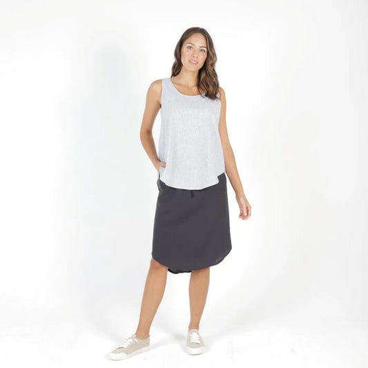 BETTY BASICS - Chandler Pin Stripe Tank - sammi