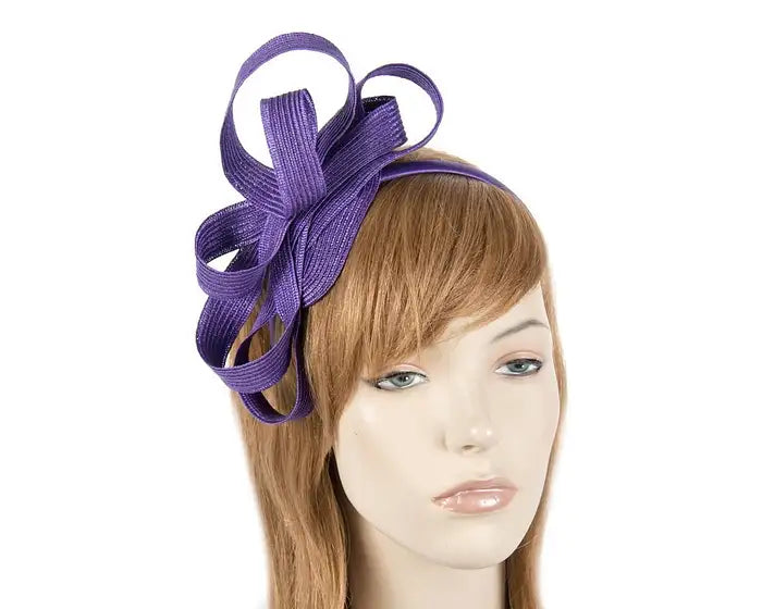 Purple Fascinator by Cupids of Melbourne