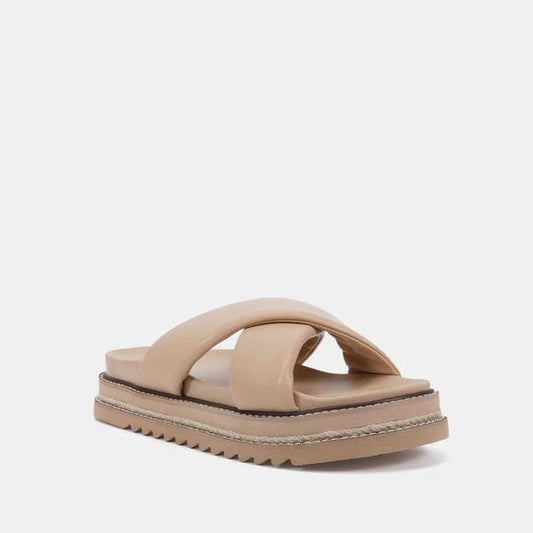 NOVO SHOES - Selene Slide in Nude