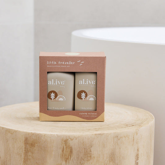 al.ive - Little Traveller - Wash & Lotion Travel Set