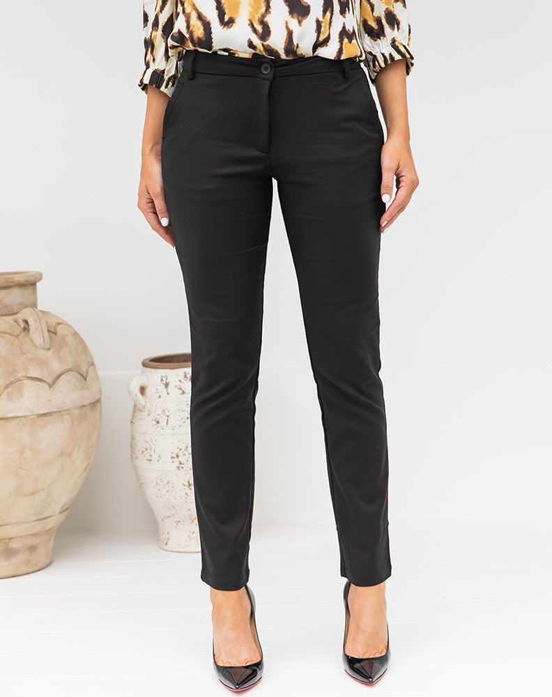Jessica Stretch Pants in Black or Navy