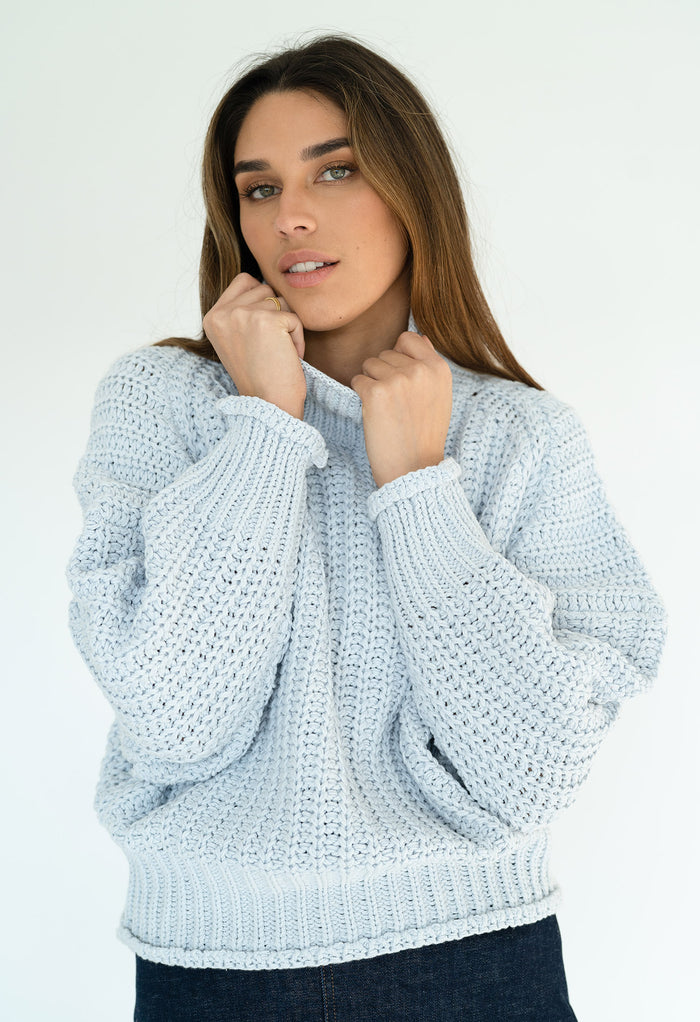 Willow Jumper in Ice Blue by Humidity