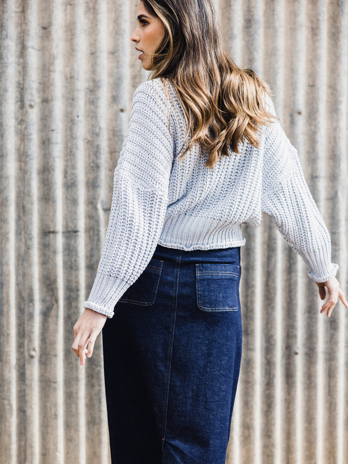 Willow Jumper in Ice Blue by Humidity