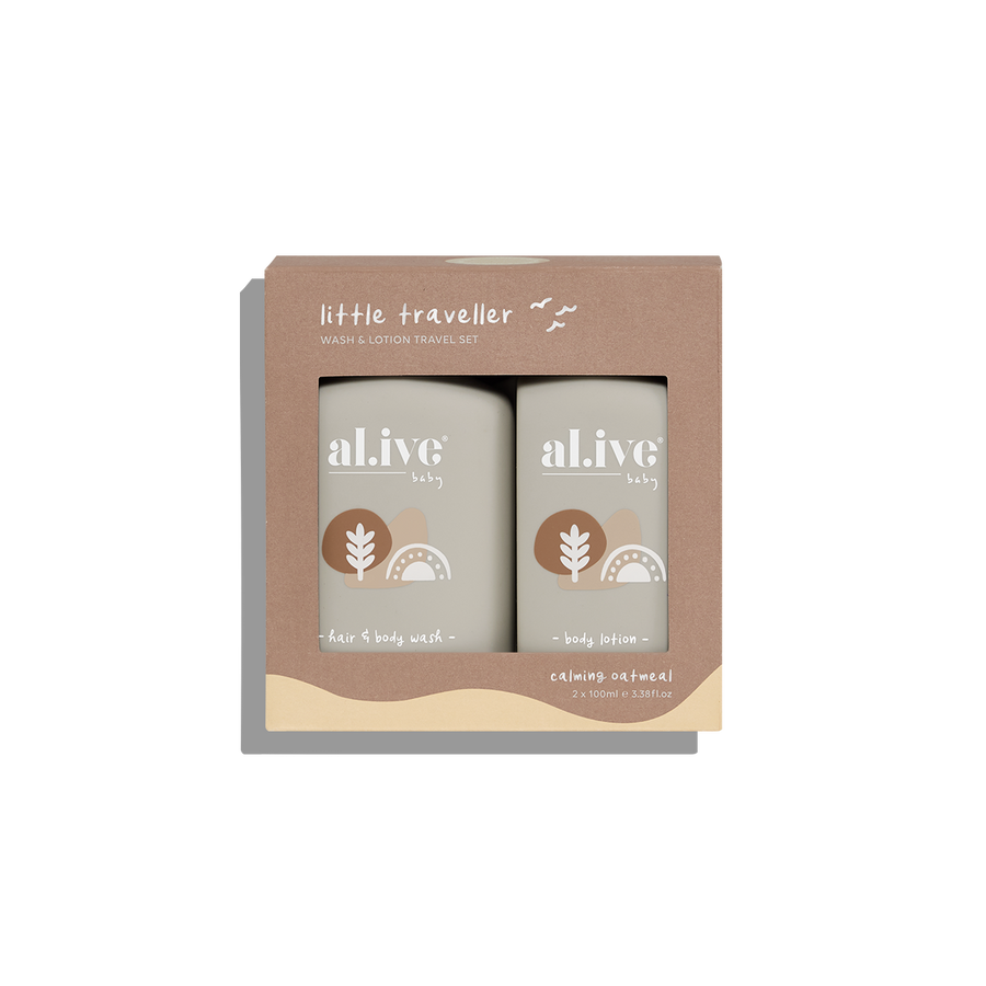 al.ive - Little Traveller - Wash & Lotion Travel Set