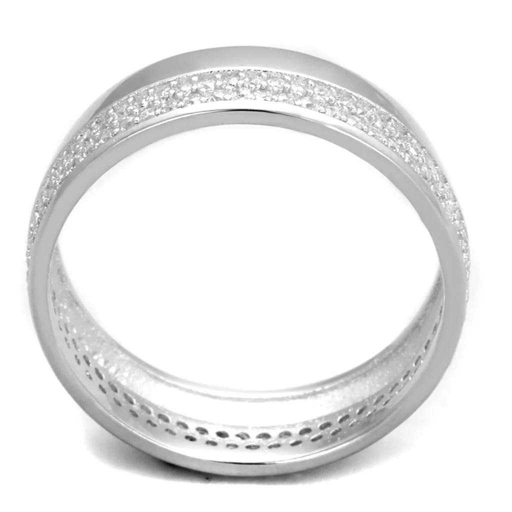 925 Sterling Silver Ring with AAA Grade CZ