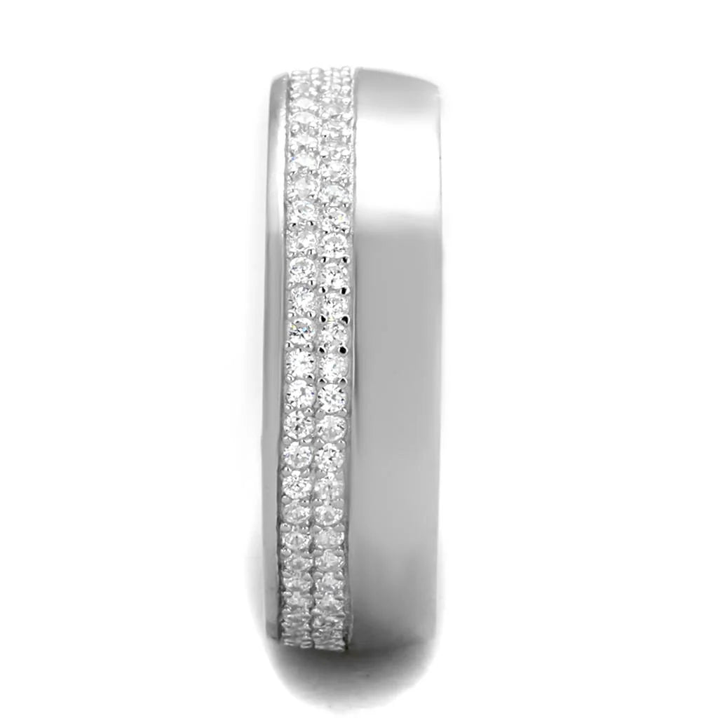 925 Sterling Silver Ring with AAA Grade CZ