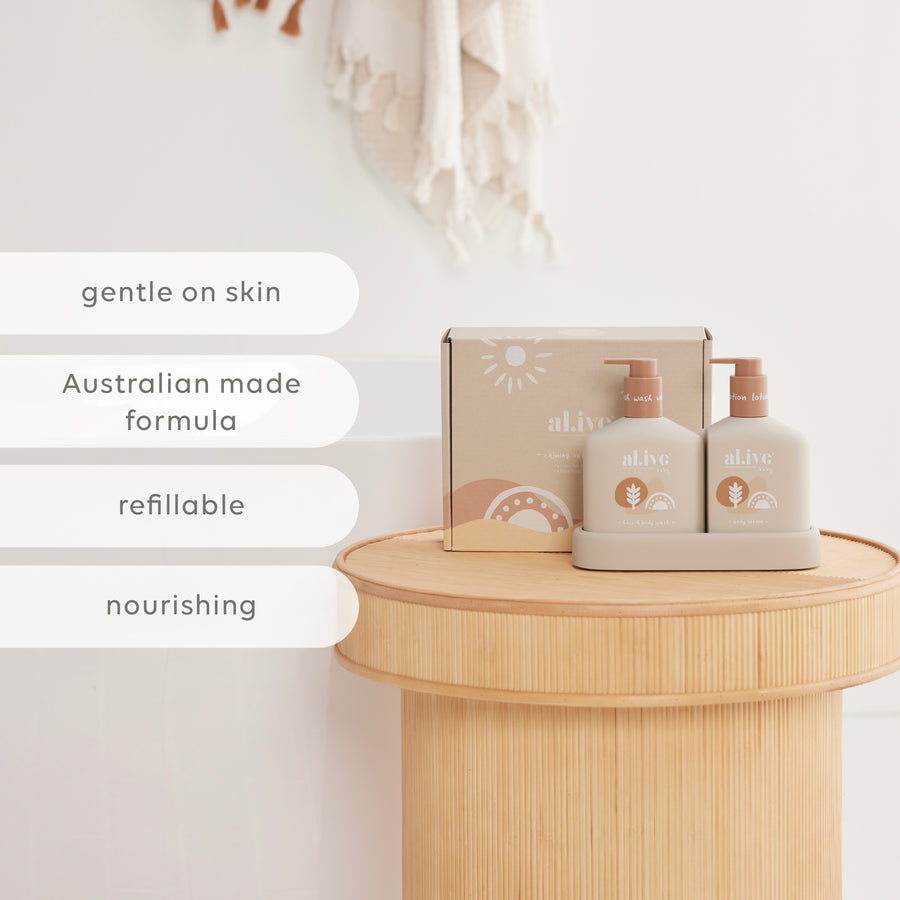 al.ive - Baby Hair & Body Duo - Calming Oatmeal