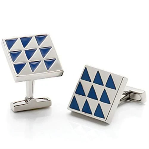 Montana Blue and Silver Cufflinks