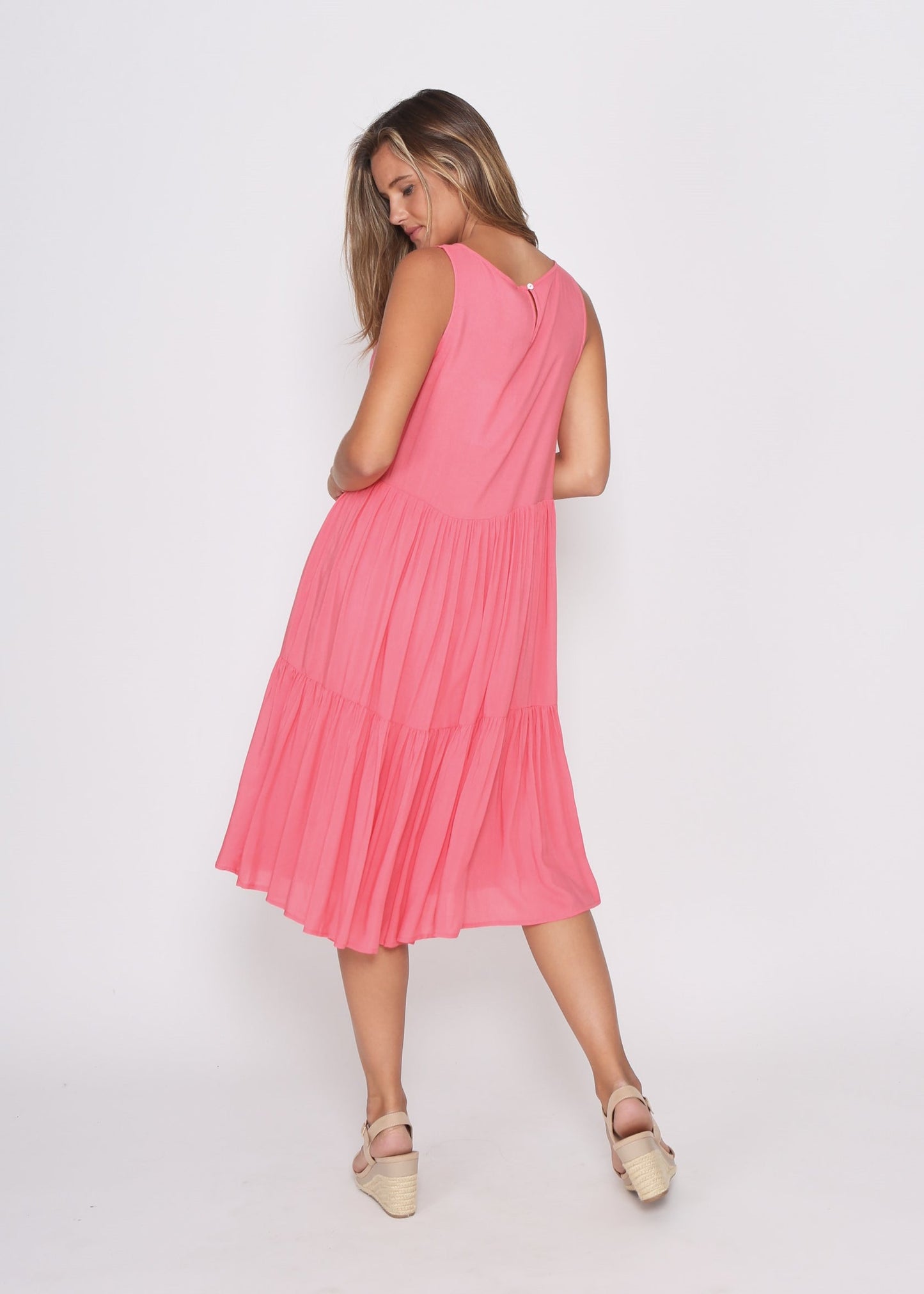 Super soft dress in Melon - sammi