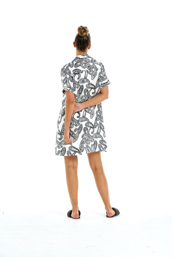 BETTY BASICS - Slumber Nightie in Paisley - sammi