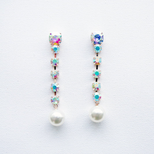 Clawed Jewels Pearl Drop Earrings - sammi
