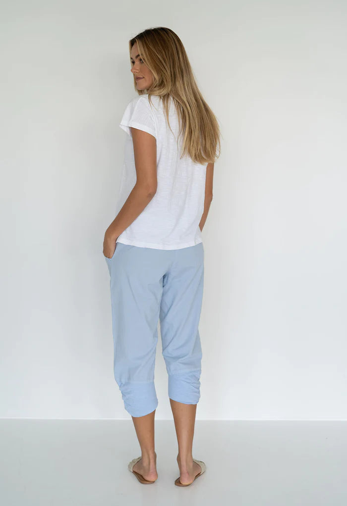 Castaway Pants by Humidity - Fern and Navy.