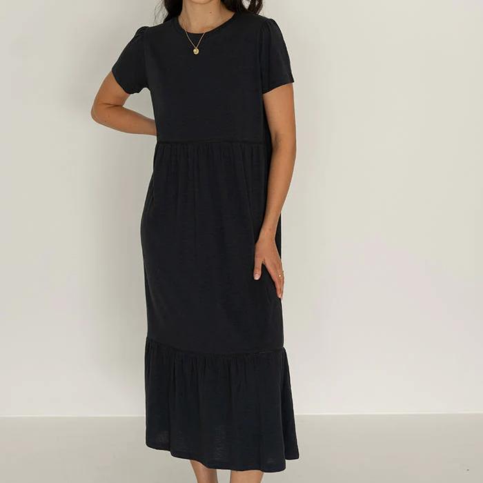 Humidity - Harmony Dress in Navy and Powder Blue