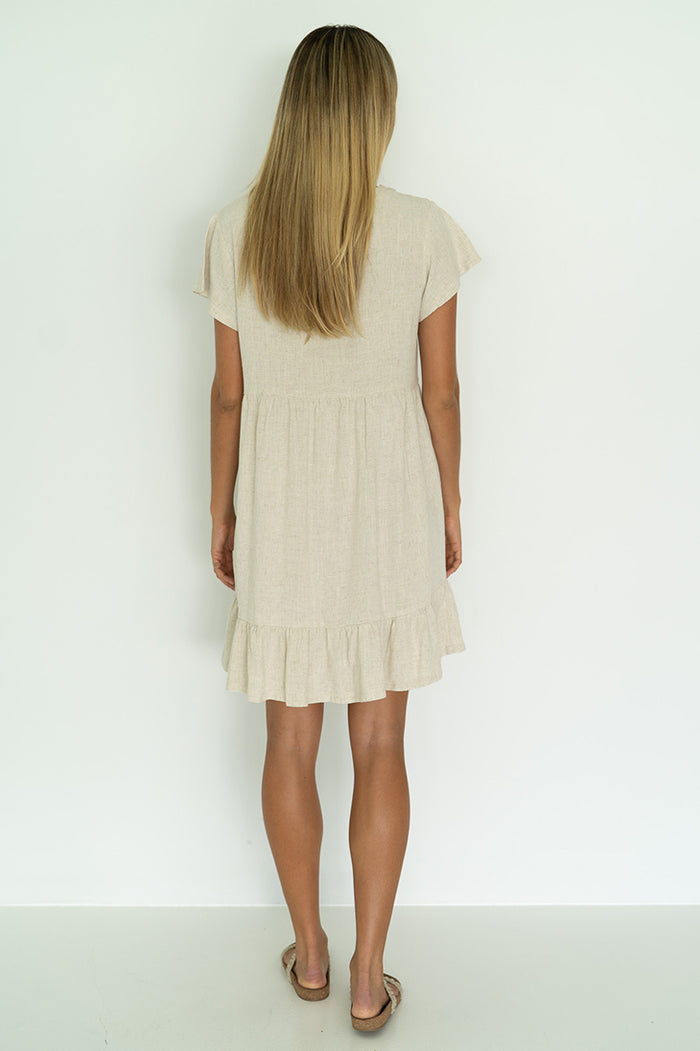 The Holly Dress by Humidity in Indigo and Natural