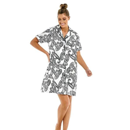 BETTY BASICS - Slumber Nightie in Paisley - sammi