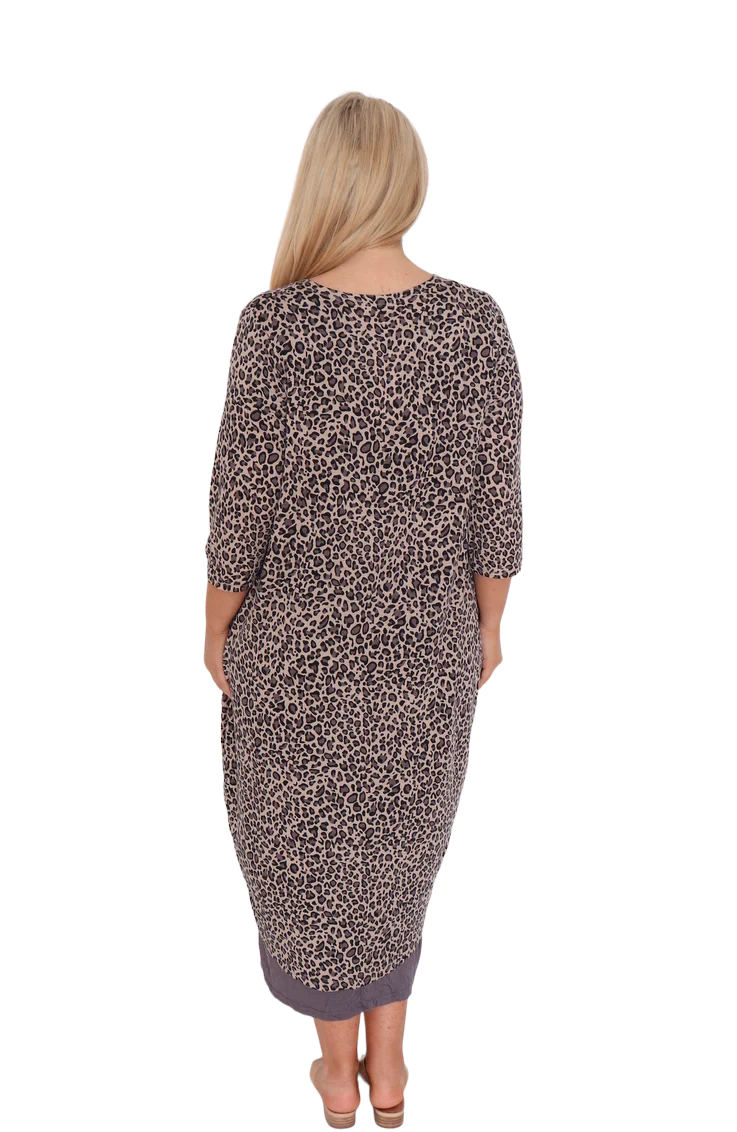 Cotton Village - Long Leopard Cardi